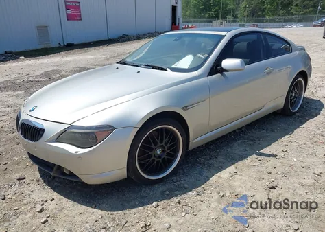 2005 BMW 6 Series 645Ci from USA, damaged, VIN WBAEH73485B191777